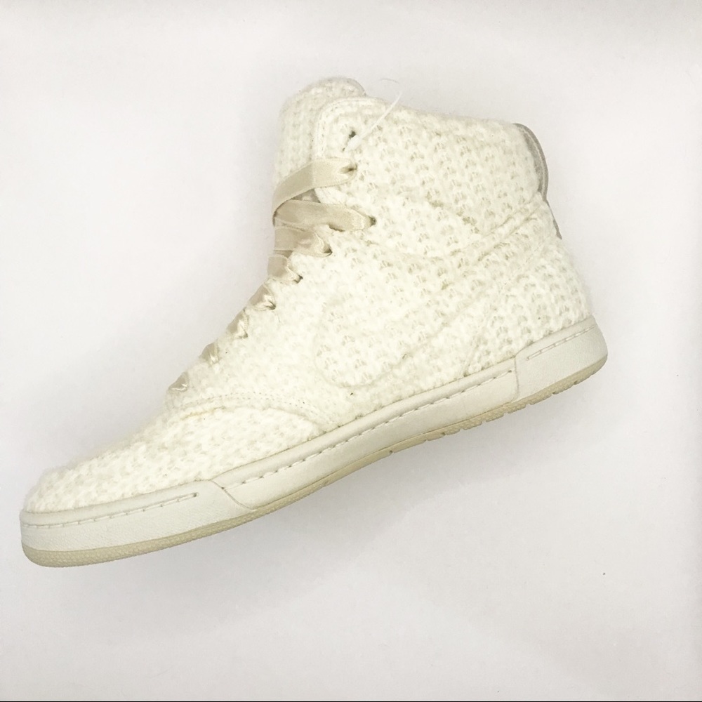 Nike Air Royalty VT TZ Knitted | Tweed Women's Sz. 7 | Off Wht Nike Air NEW Swan - Picture 11 of 12